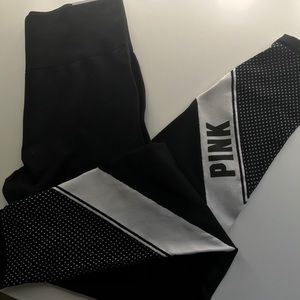 BNWT; PINK COMFY COOL HIGH WAISTED TIGHTS